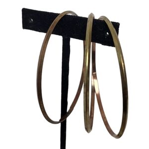 3D Classy gold Tone Bangle Set